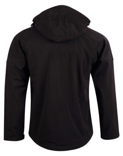 Picture of Winning Spirit, Mens Softshell Full Zip Hoodie